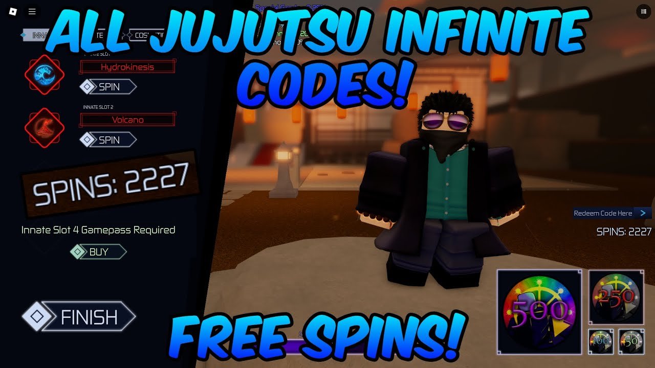 How to Redeem Jujutsu Infinite Codes